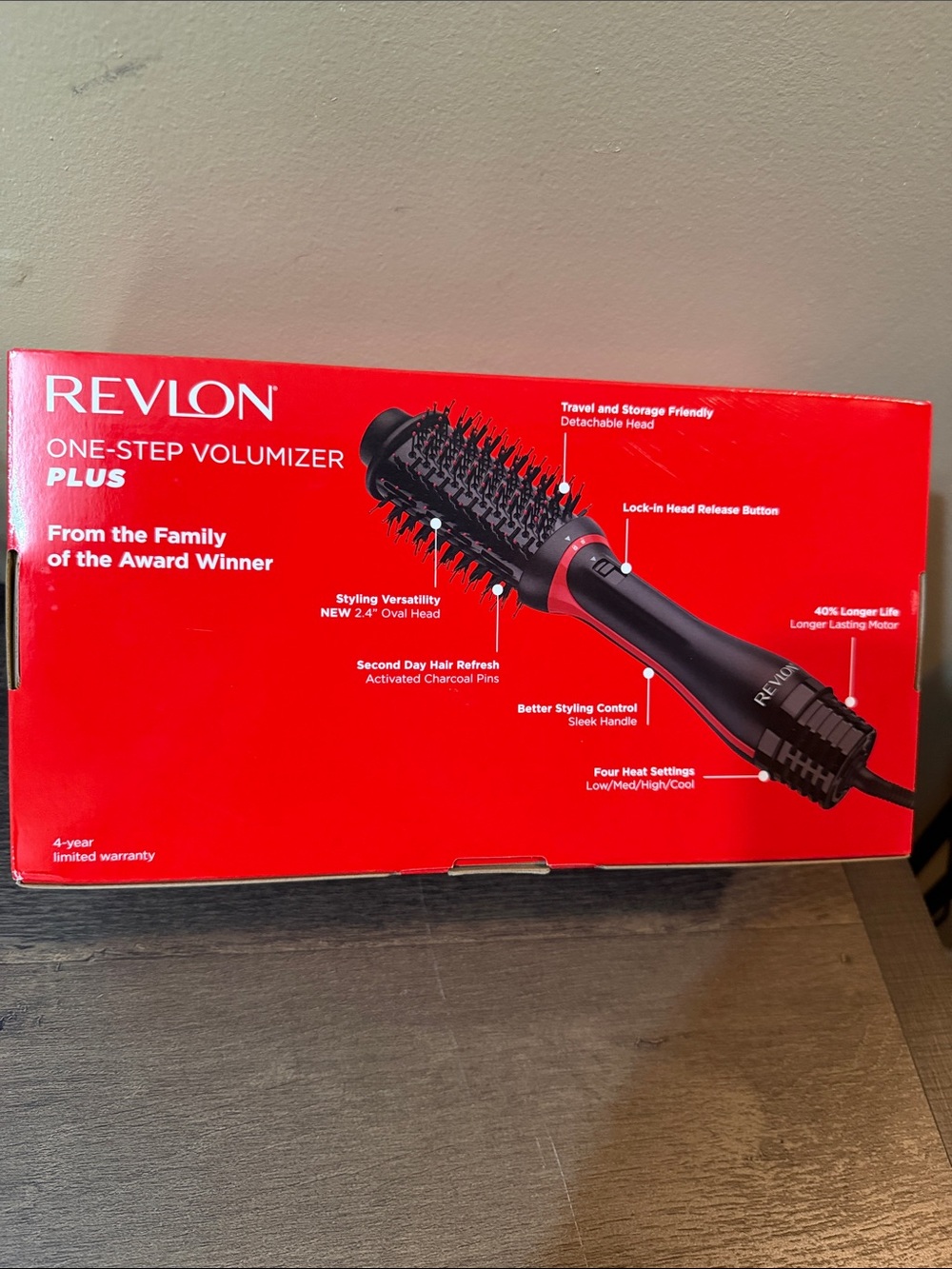 Revlon One-Step Volumizer Plus - Red and Black - NIB - Picture 2 of 6